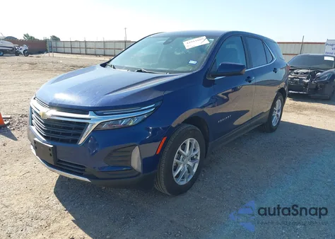 2022 Chevrolet Equinox Fwd Lt из США, поврежденный, VIN 3GNAXKEV8NL309670